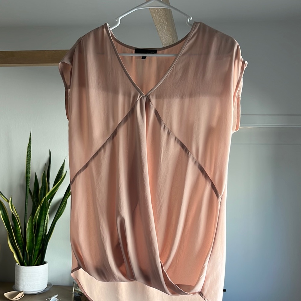 Perfect for Work Blouse/Top. Cute front Detail to be dressy yet fashionable.